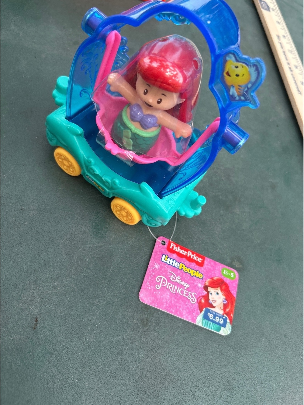 Fisher-Price Little People Disney Princess Ariel Car Toy